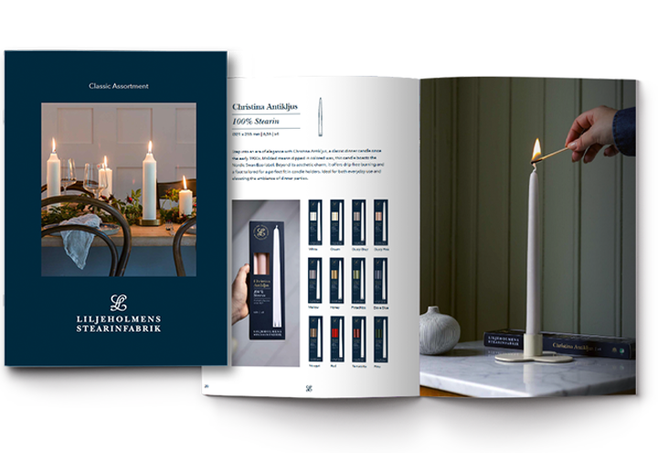 Liljeholmens Stearinfabrik product catalogue